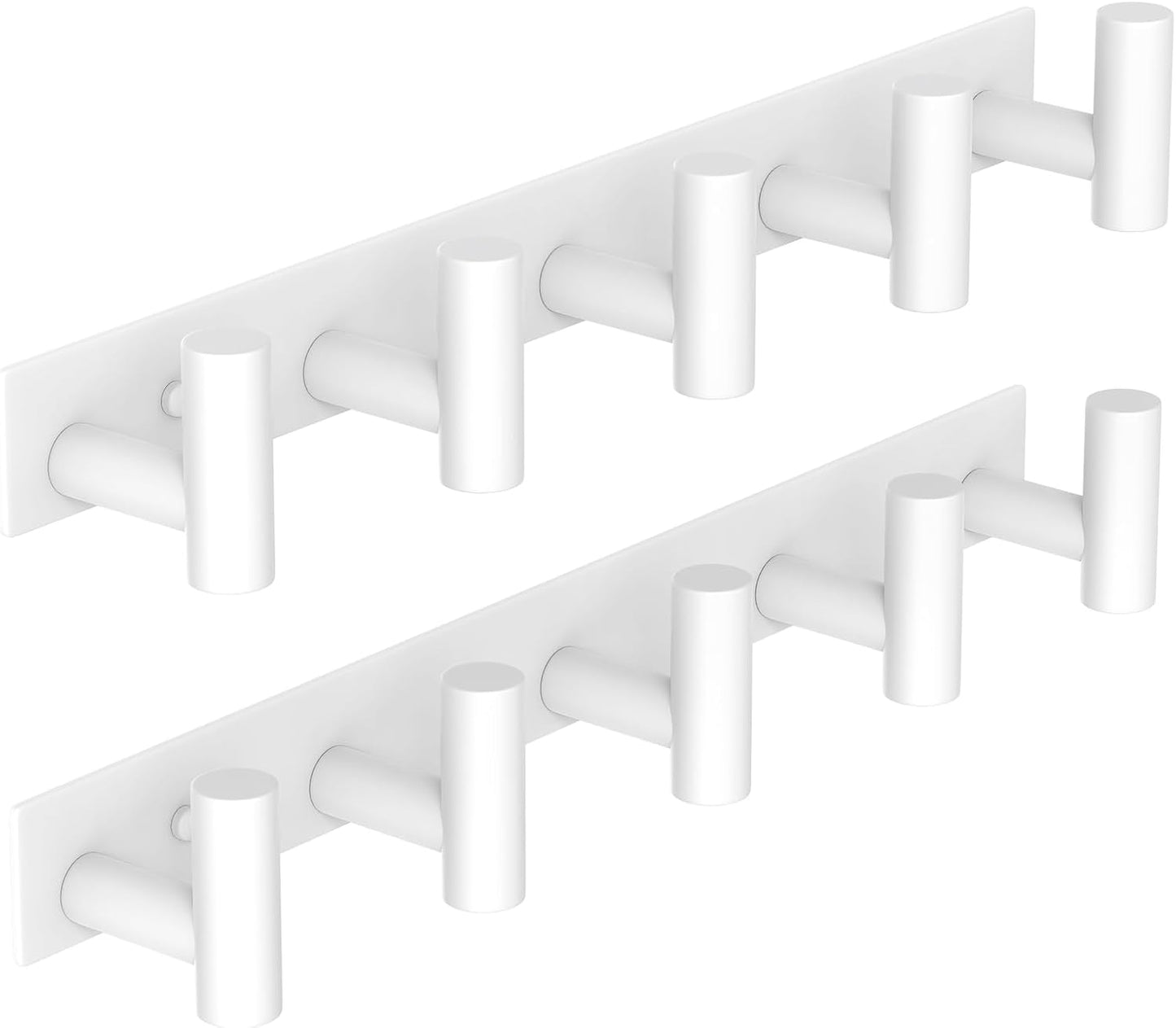 VAEHOLD Black Hat and Coat Wall Mount Rack - 3 Hooks for Robes, Bags, Keys, and Towels - Bathroom Towel Hanger Organizer (1 Pack)