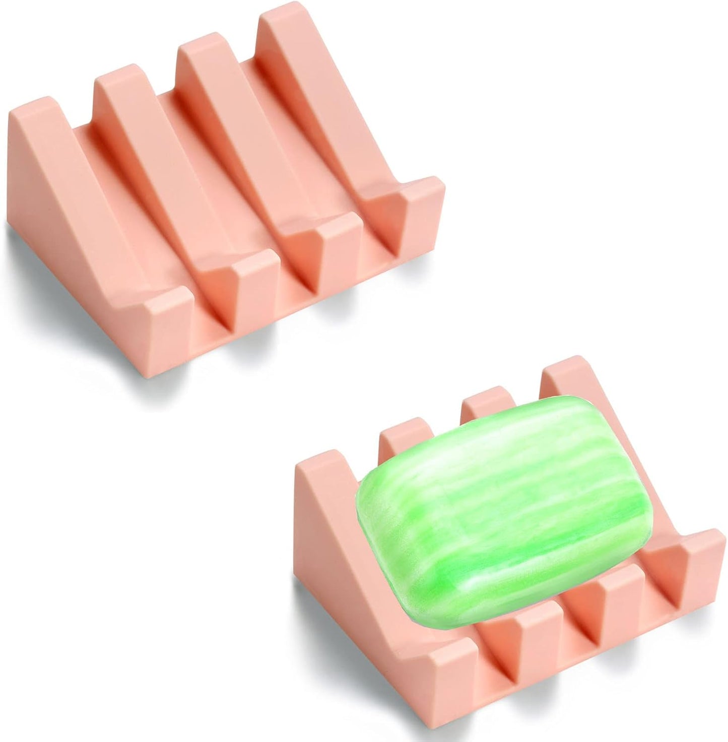 Soap Dish, Bar Soap Holder for Shower for Bathroom, Kitchen, Bathtub, Easy to Clean, Keep Soap Dry, Extend Soap Life