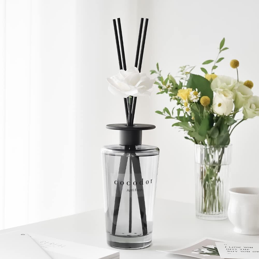 COCODOR Signature Reed Diffuser Set/Refreshing Air / 6.7oz /1 Pack/Home Fragrance Diffuser, Oil Scent Diffuser for Bathroom Shelf Decor