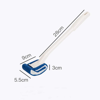 Toilet Brush Bowl Brush Bathroom Brush Under Rim Toilet Brush Scracth-Free Curved Good Grip Easy to use deep Cleaning No Scratching, Anti-Splashing Easy to Store (2pack)