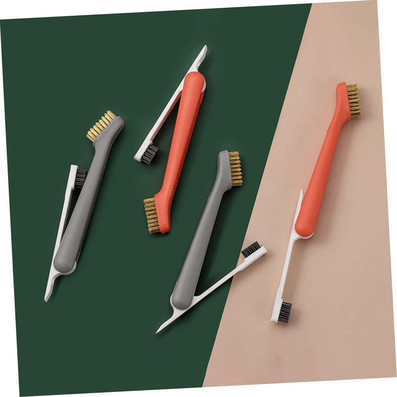 4pcs Rotary Wire Kitchen Cleaning Tool Multi-Functional Hood and Stove Brush for Efficient Grease and Removal