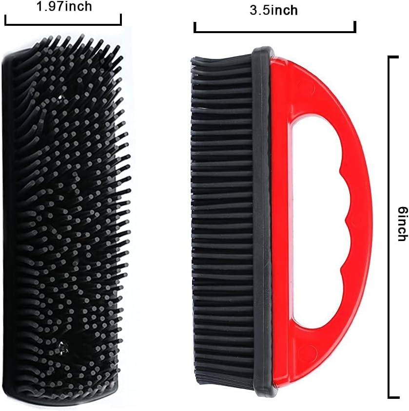 Rubber Brush - Effortless Pet Hair & Lint Removal for Couches & Clothes