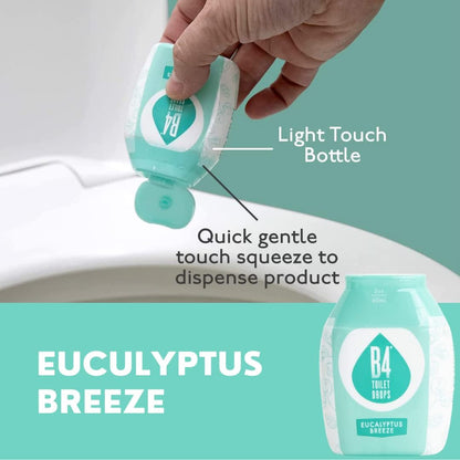 B4 Toilet Drops Toilet and Bathroom Deodorizer Drops, 3 Count, 2 Ounce Bottles (Variety Pack)