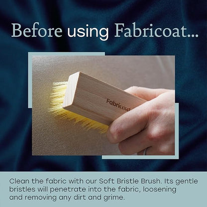Fabricoat Soft Bristle Brush – Cleaning Brush – Hand Brush – Deep Cleans and Easily Lifts Dirt from Fabric and Upholstery