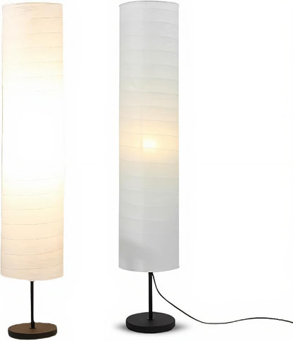 Rice Paper Floor Lamps, 37 Inch Lantern Lamps with Paper Shades, Rice Paper Lamp Protector Cover for Living Room Bedroom