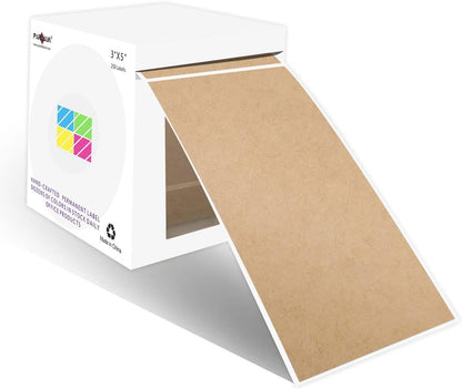 PARLAIM 3 X 5 Inch Rectangle Adhesive Color Coding Stickers,Square Inventory Stickers -250 Per Dispenser Box (Fluorescent Green)