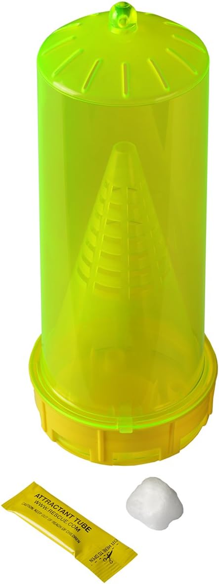 RESCUE! Reusable Yellowjacket Trap - 2 Pack + 2 Ten-Week Refills