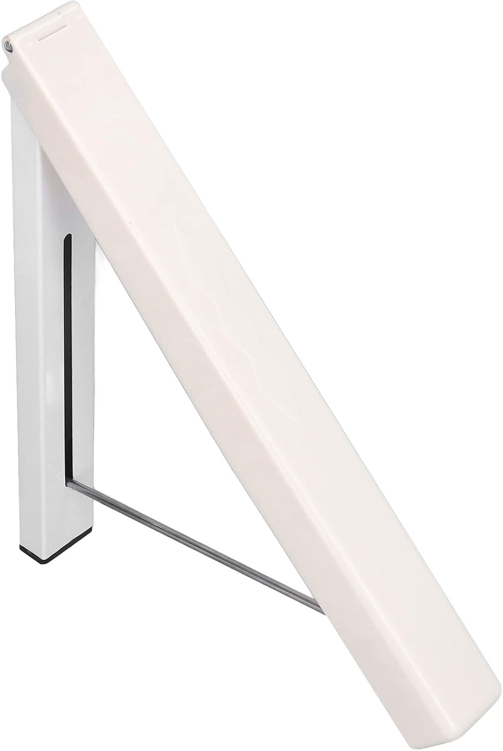 Wall Mounted Drying Rack | Foldable & Retractable Clothes Hanger | Holds 60 Lbs for Bathroom/Laundry Room/Closet | Space Saving Home Organizer