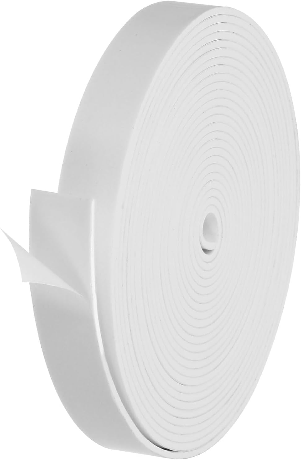 PATIKIL Weather Stripping Door Seal Strip, 3/8 Inch x 1/4 Inch x 32 Ft Self Adhesive Soundproof High Density Foam Tape Insulation for Door Window Air Conditioning, White - Colors A