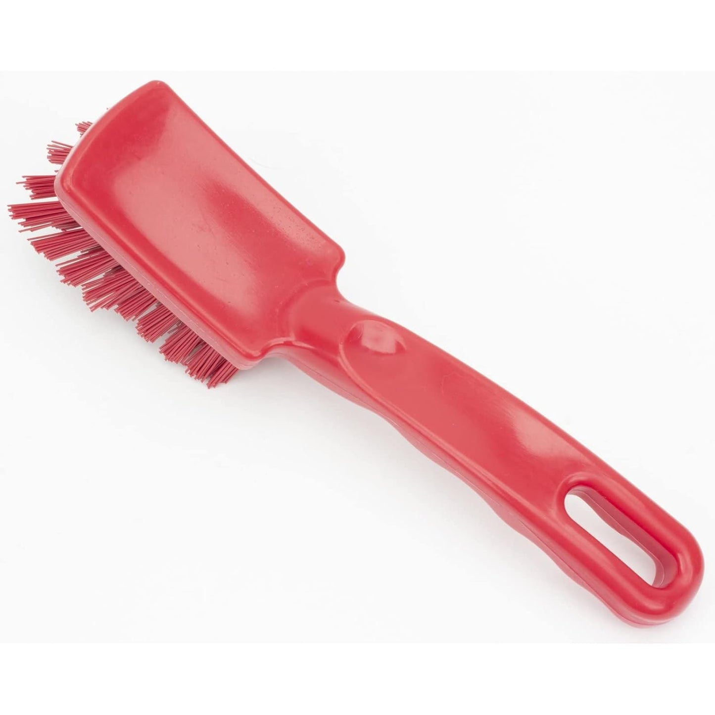 SPARTA 41395EC09 Plastic Scrub Brush, Detail Brush, Kitchen Brush With Hanging Hole For Cleaning, 7 Inches, Green