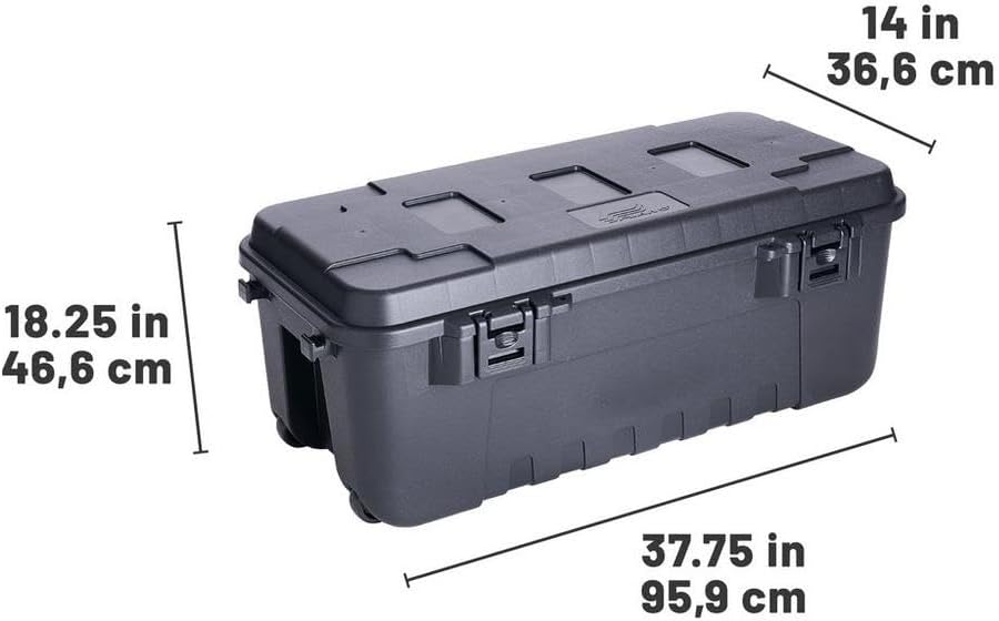 Plano Storage Trunk - 108 Quart w/ Wheels (1819) - Hunter Green