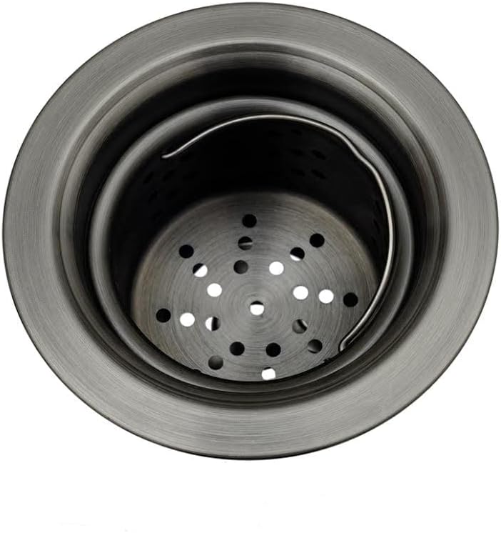 STARSTAR 3-1/2in Stainless Steel Sink Drain Kit with Removable Deep Basket and Sealing Lid