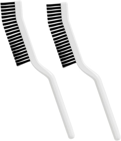 Amosfun 4pcs Hard Bristle Crevice Cleaning Brush 8.2" Gap Cleaning Tool for Kitchen Bathroom Window Tracks and Narrow Spaces