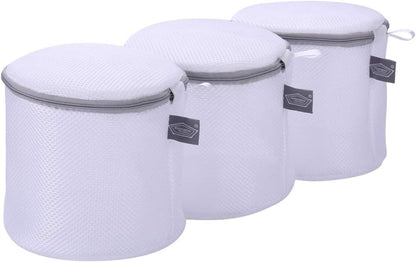 Kimmama Bra Washing Bag for Laundry, Bra Laundry Bag, Sandwish Mesh, 7x7x7" | Lingerie Bag, For Delicates & Underwear, For Washing Machine, Keep Shape, Privacy, Prevent Tangling