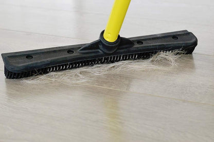 FURemover Pet Hair Removal Rubber Broom, 18" Broom Head