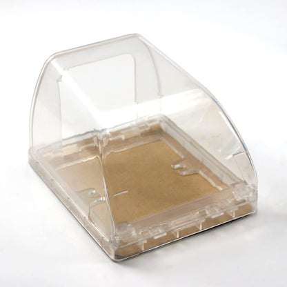 Fielect Weatherproof In Use Outdoor Outlet Cover 86Type Clear Electrical Outlet Cover Box 5" x 8.4" x 1.9"