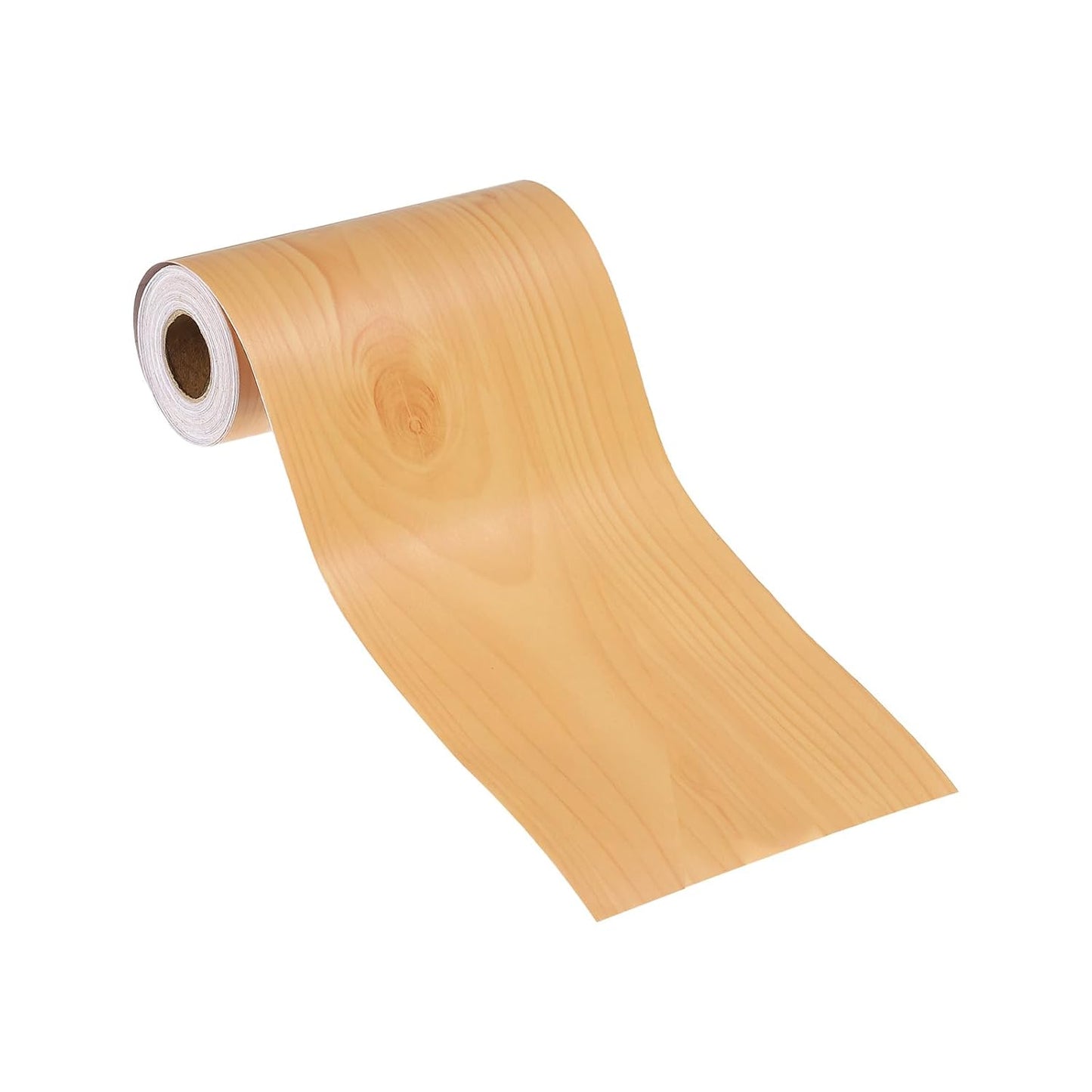 PATIKIL Self Adhesive Wood Grain Repair Tape 33'x 3", Multi-Use Realistic Wood Grain Repair Patch for Furniture Floor Door Table Chair Windows Handicraft DIY, Yellow Teak