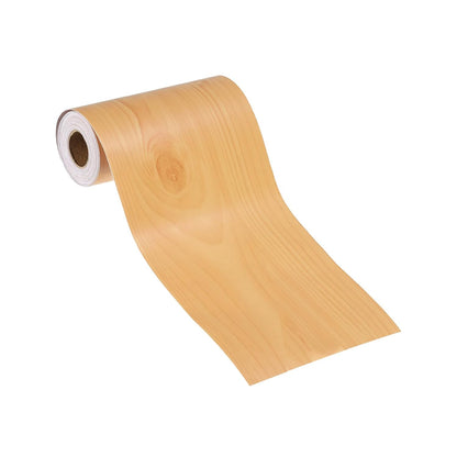 PATIKIL Self Adhesive Wood Grain Repair Tape 33'x 3", Multi-Use Realistic Wood Grain Repair Patch for Furniture Floor Door Table Chair Windows Handicraft DIY, Yellow Teak