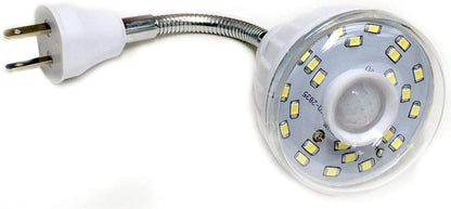 Motion-Activated LED Night Light for AC Outlet Plug-in White