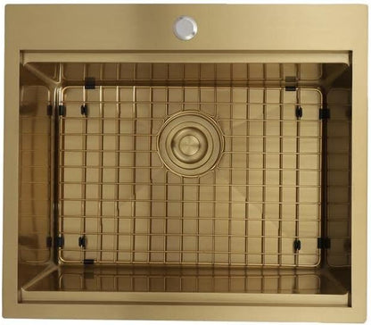 STARSTAR 3-1/2in Stainless Steel Sink Drain Kit with Removable Deep Basket and Sealing Lid