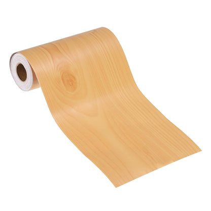 PATIKIL Self Adhesive Wood Grain Repair Tape 33'x 3", Multi-Use Realistic Wood Grain Repair Patch for Furniture Floor Door Table Chair Windows Handicraft DIY, Yellow Teak