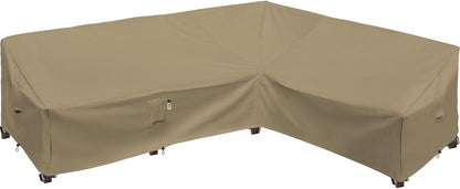 Patio Deck Box Cover, 63x30 Inch Fire Pit Covers with Straps and Handles, Waterproof Heavy Duty Outdoor Furniture Winter Cover for Keter, Suncast, Lifetime Container