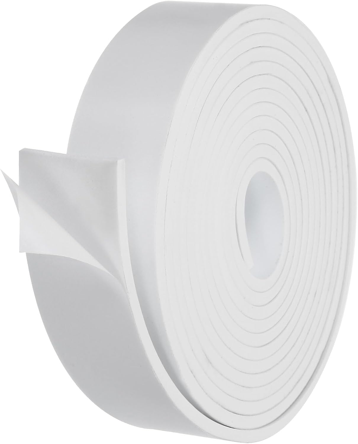 PATIKIL Weather Stripping Door Seal Strip, 3/8 Inch x 1/4 Inch x 32 Ft Self Adhesive Soundproof High Density Foam Tape Insulation for Door Window Air Conditioning, White - Colors B