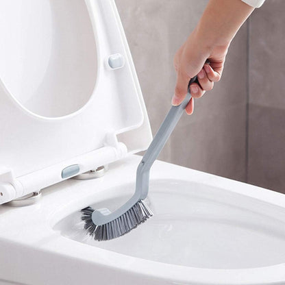 Long Handle Curved Toilet Brush Corner for Rim