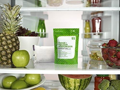 Ever Bamboo Fridge & Freezer Deodorizer - Natural Bamboo Charcoal Odor Absorber, 150g. Twin pack