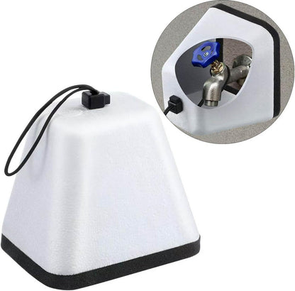Outdoor Faucet Covers for Winter Freeze Protection, Foam Spigot Covers Winter Insulated for Outside,Hose Bib Cover for Winter (4 Pack)