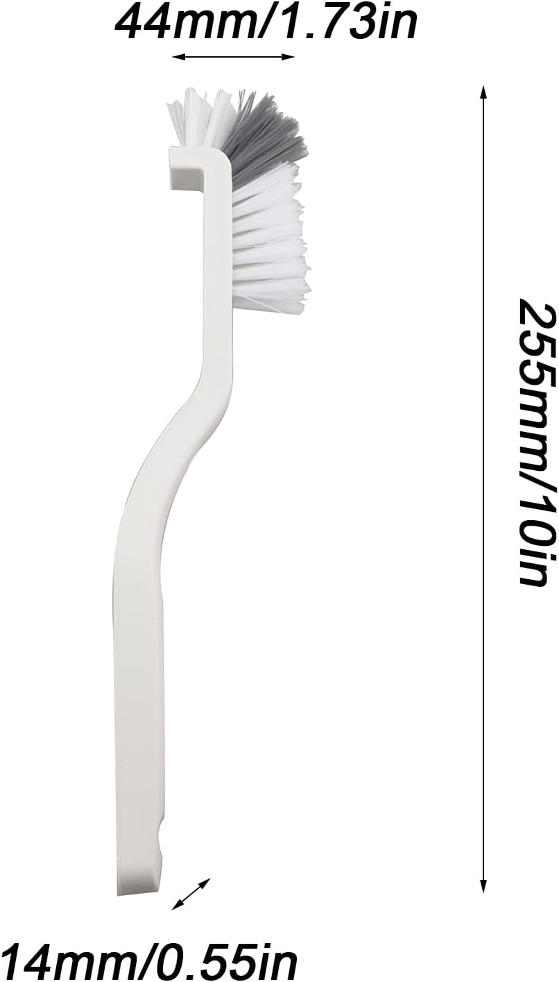 5PCS Cleaning Dish Scrubbing Brush Kitchen Sink Bathroom Brush Dishwasher Edge Grouting Deep Cleaning Brush with Stiff Bristles for Cleaning Window Recesses Shutters Sliding Doors