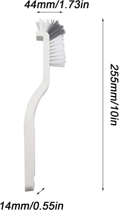 5PCS Cleaning Dish Scrubbing Brush Kitchen Sink Bathroom Brush Dishwasher Edge Grouting Deep Cleaning Brush with Stiff Bristles for Cleaning Window Recesses Shutters Sliding Doors