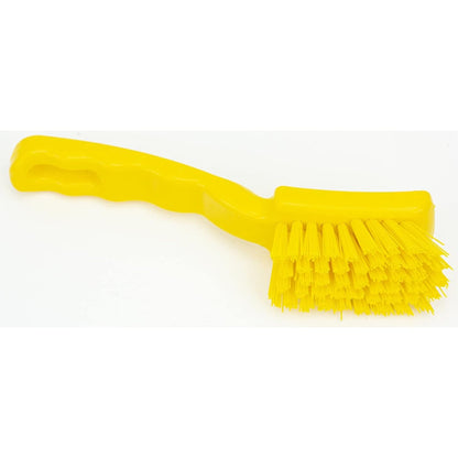SPARTA 41395EC09 Plastic Scrub Brush, Detail Brush, Kitchen Brush With Hanging Hole For Cleaning, 7 Inches, Green