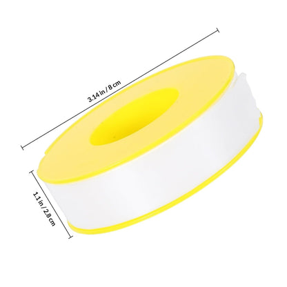 PTFE Thread Seal Tape 2 X 1.8cm White High-Density Water-Resistant Plumber Tape for Plumbing and Drainage Sealing Heat-Resistant