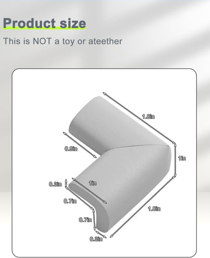 Foam Corner Protector Edge and Corner Guard, with 12.5 feet Length Foam Safety Bumpers, Baby Proofing Safety Table Corner Protectors (Coffee 12.5ft)