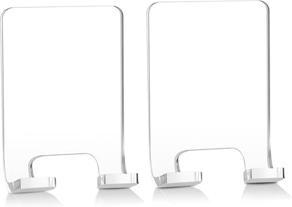 VIS'V Adhesive Razor Holder, Wall Mount Shower Razor Hooks for His and Hers, Metal, Waterproof, White, 2 Pcs
