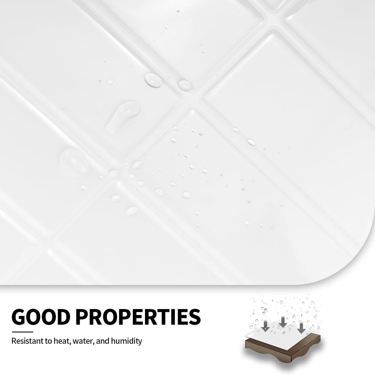 Peel and Stick Backsplash 3D Wall Tiles,Self-Adhesive,Oil Proof,Waterproof, Removable Wall Panels for Kitchen & Bathroom,Modern Design, Easy Install (10.7ft，12x9 inch,14 Pack) (Beige)