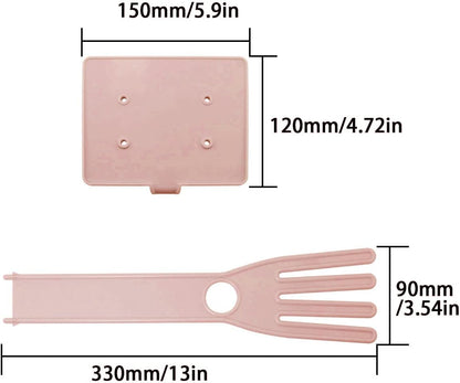 Pink Color Gloves Stand 15x12x34cm Kitchen Multifunctional Rubber Gloves Drain Rack Towel Storage Holder Drying Stand Creative Kitchen Tool