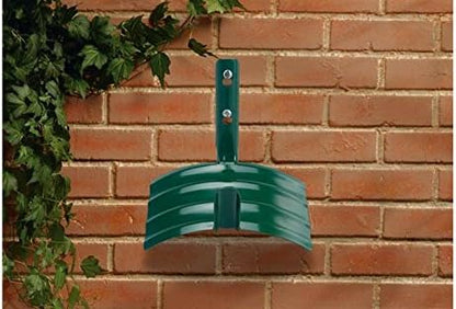 Rocky Mountain Goods Metal Garden Hose Hanger - Heavy Duty Rust Proof Steel - Easy Wall Mount Hose Hanger
