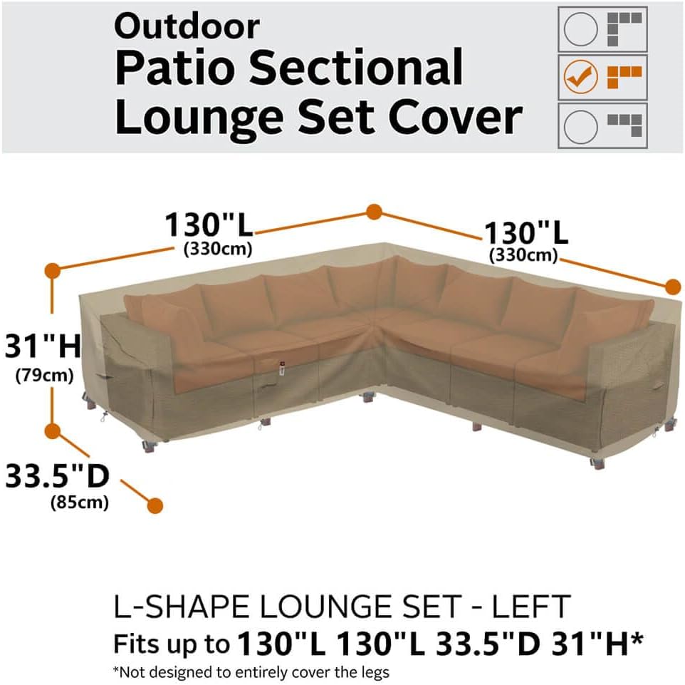 Patio Deck Box Cover, 63x30 Inch Fire Pit Covers with Straps and Handles, Waterproof Heavy Duty Outdoor Furniture Winter Cover for Keter, Suncast, Lifetime Container