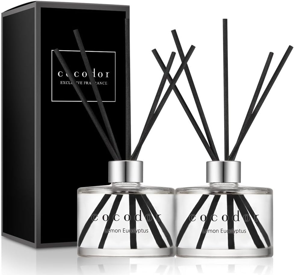 COCODOR Signature Reed Diffuser Set/Refreshing Air / 6.7oz /1 Pack/Home Fragrance Diffuser, Oil Scent Diffuser for Bathroom Shelf Decor