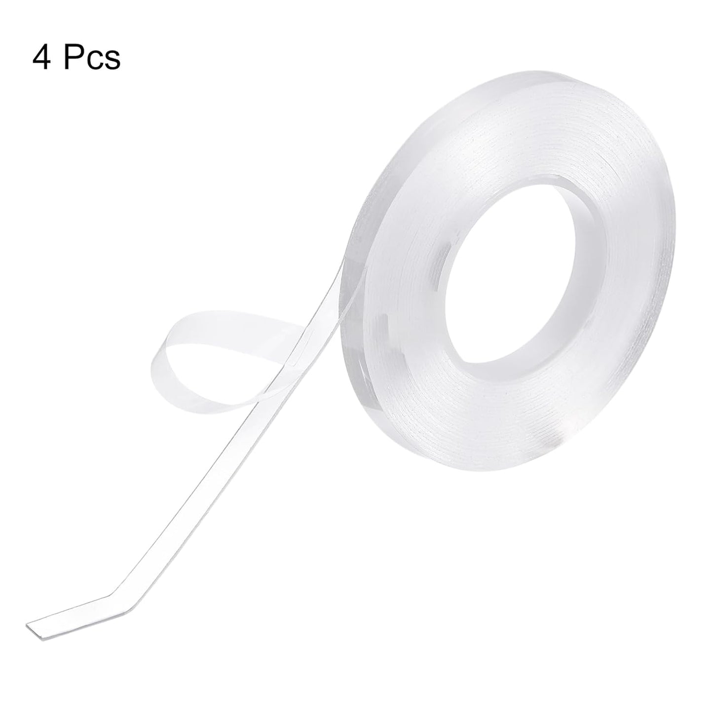 HARFINGTON Double Sided Nano Tape 10FT x 2" x 0.04" Multipurpose Removable Clear Mounting Tape Washable Waterproof Picture Hanging Adhesive Strips for Walls Carpets Posters Decor
