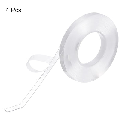 HARFINGTON Double Sided Nano Tape 10FT x 2" x 0.04" Multipurpose Removable Clear Mounting Tape Washable Waterproof Picture Hanging Adhesive Strips for Walls Carpets Posters Decor