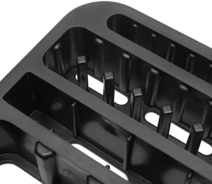 Garneck Battery Storage Organizer Case with Removable Tester Holds to 72 AAA and 14450 Batteries with Multiple Size Slots