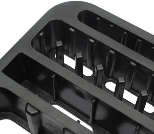 Garneck Battery Storage Organizer Case with Removable Tester Holds to 72 AAA and 14450 Batteries with Multiple Size Slots