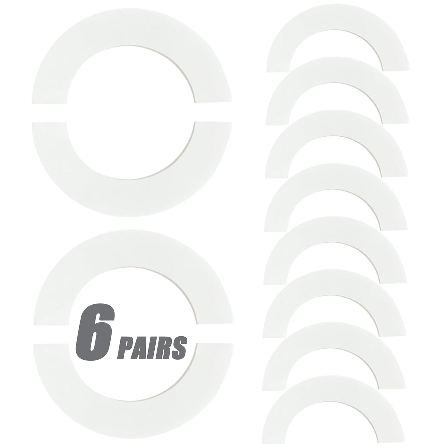 6 Pairs Replacement Transparent Tape for Stove Knob Safety Covers, for Child Proof Knob Covers, Strong Adhesive, Remove Without Leaving Any Trace, Universal Fit Most Stove Covers, Upgraded