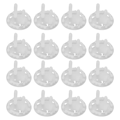 Fielect Outlet Plugs Covers Childproof EU Plug Protectors Electric Socket Cover Electrical Protector 2-Hole White 30Pcs