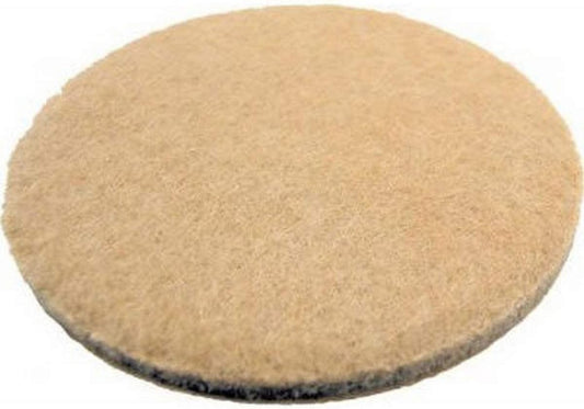 Shepherd Hardware 9921 4-Inch Heavy Duty Self-Adhesive Felt Furniture Pads, 4-Pack, Beige,Tan