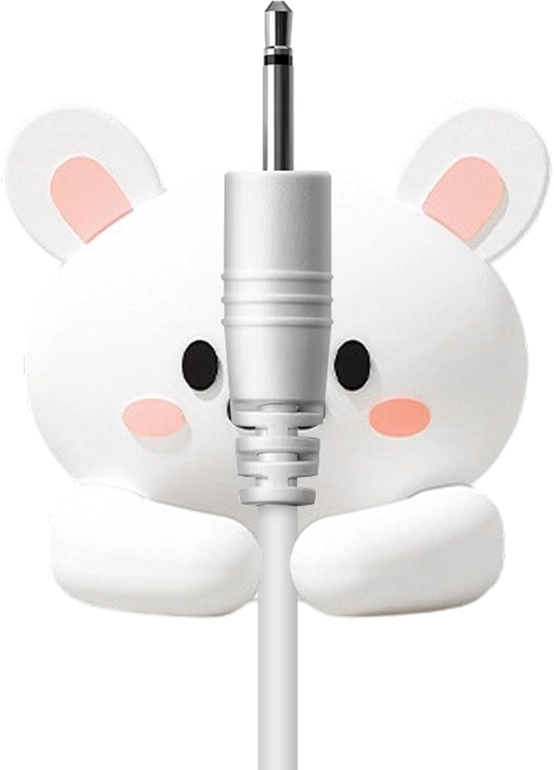 Silicone Cable Organizer Capybara Adhesive Clip | Fit Diameter Under 6mm Cable No-Drill Silicone Cord Organizer for USB Extension, Appliance, Computer, Phone, Wall, Home,