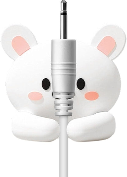 Silicone Cable Organizer Capybara Adhesive Clip | Fit Diameter Under 6mm Cable No-Drill Silicone Cord Organizer for USB Extension, Appliance, Computer, Phone, Wall, Home,
